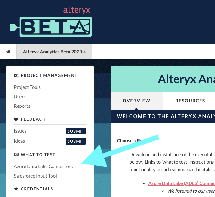 Afbeelding van Alteryx Analytics tools.