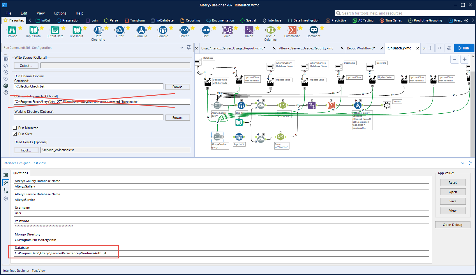 Screenshot van Alteryx Intelligence Suite software.