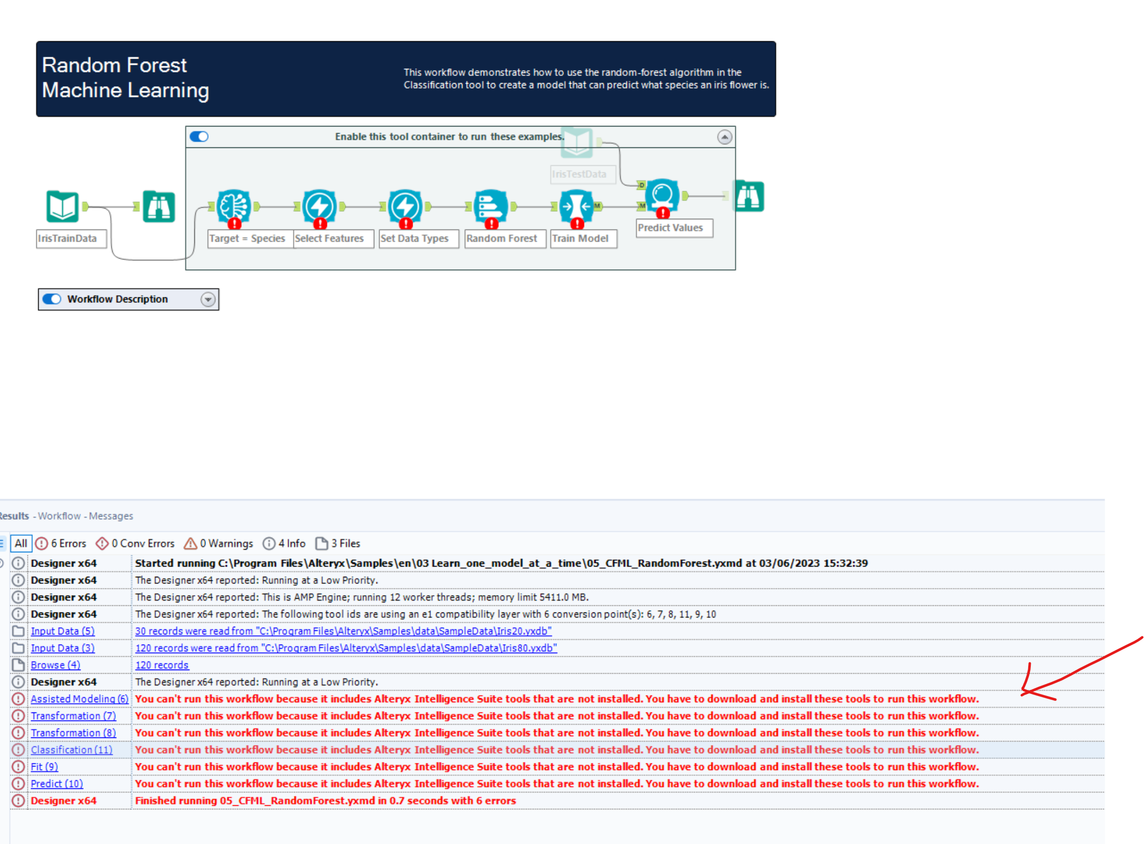 Schema van Alteryx Intelligence Suite.