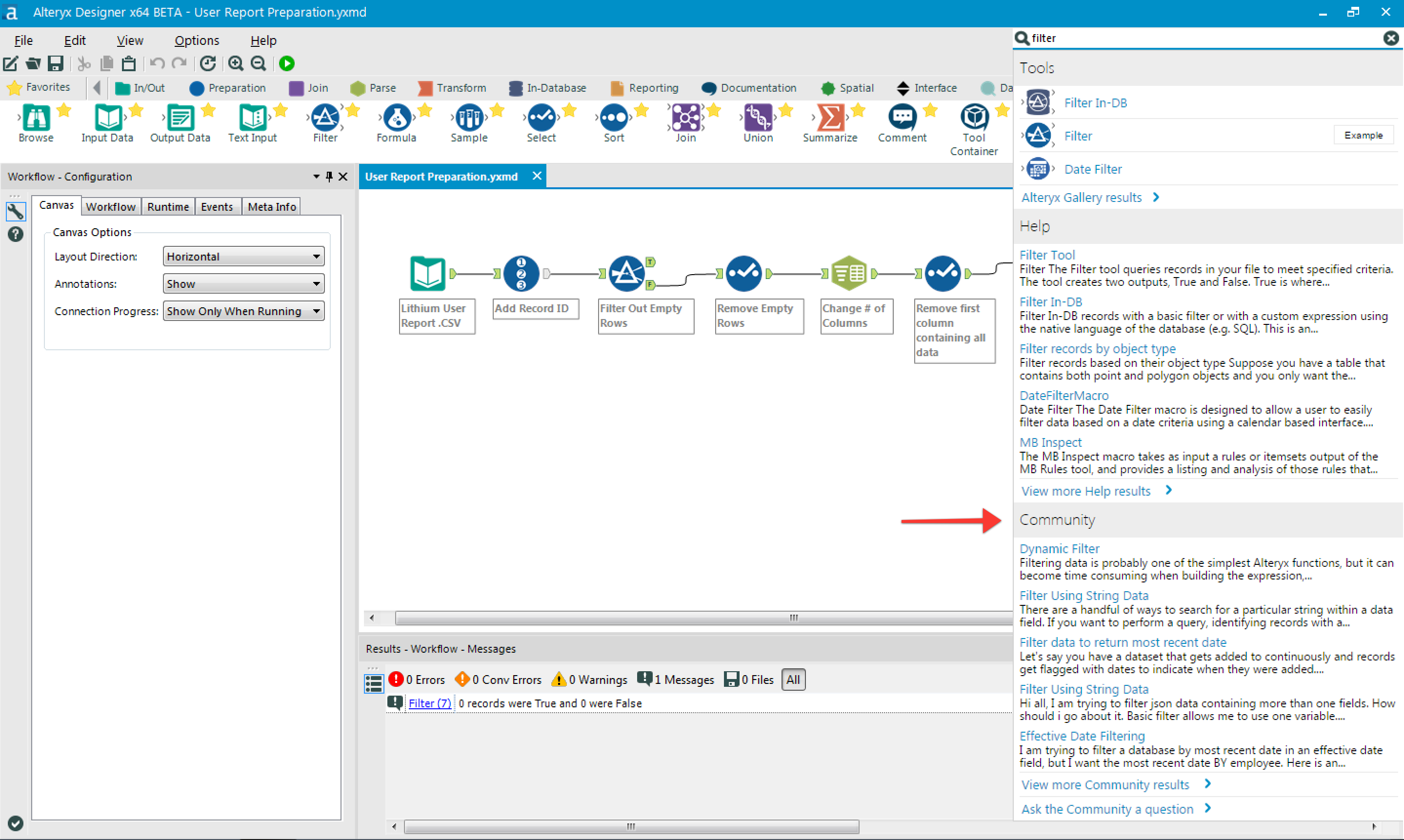 Screenshot van Alteryx Promote software.