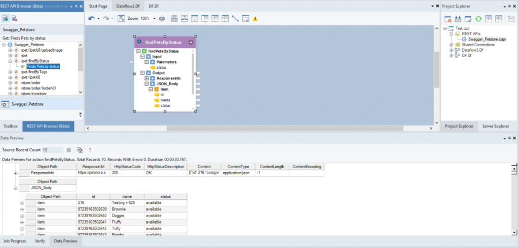 Afbeelding van Astera API Management tools.