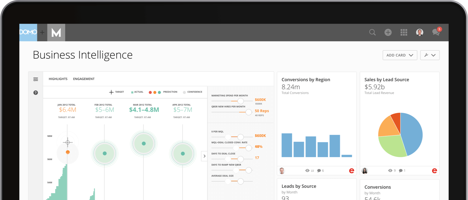 Afbeelding van Domo Business Automation tools.