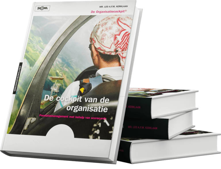 Uitgelichte afbeelding | Het boek 'De cockpit van de organisatie' | € 50 | Leo Kerklaan