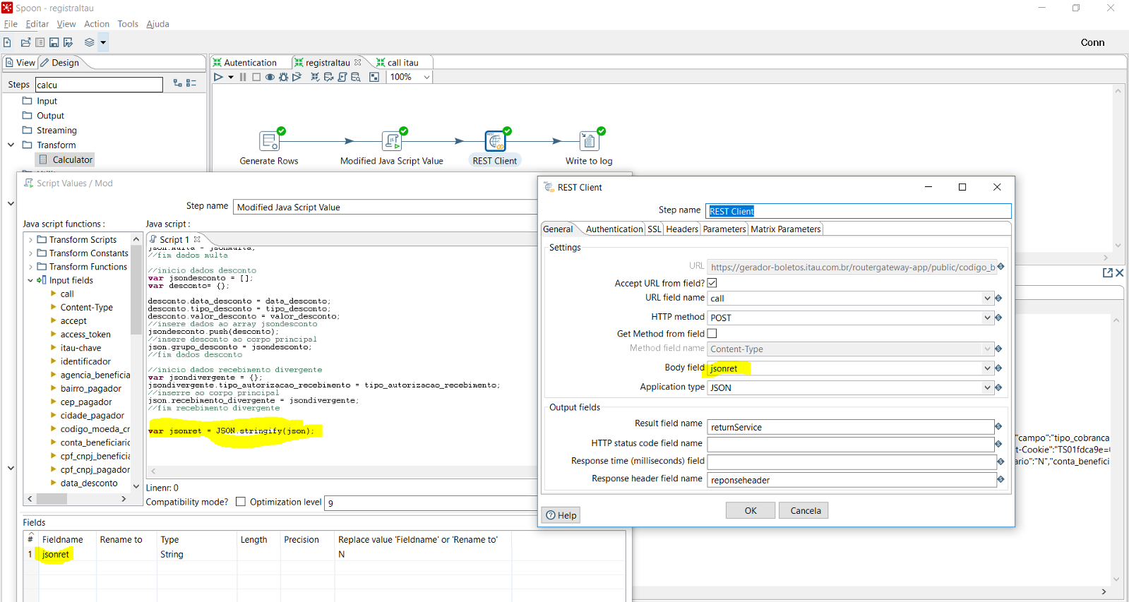 Afbeelding van Pentaho Business Analytics Server tools.