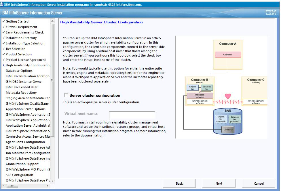 Schema van IBM Infosphere Information Server.