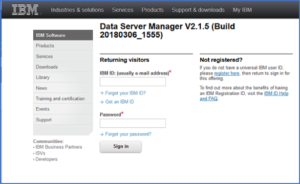 Afbeelding van IBM Data Server tools.