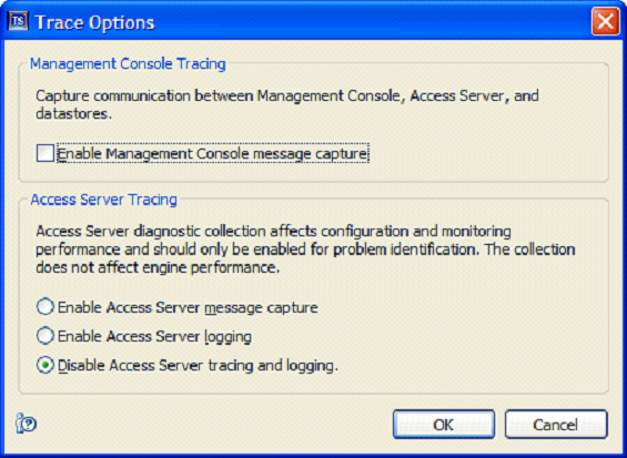 Screenshot van Infosphere Change Data Capture software.