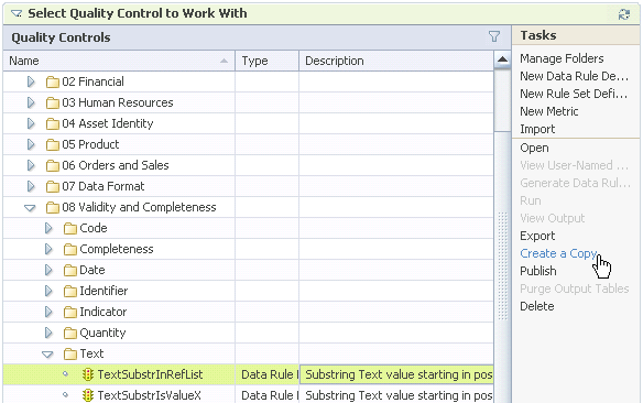 Afbeelding van Infosphere Information Analyzer tools.