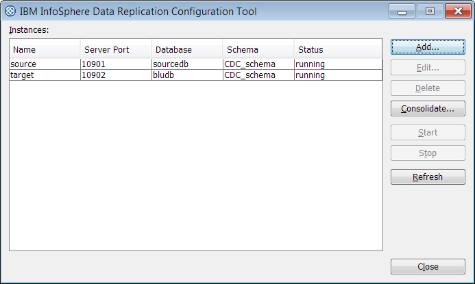 Afbeelding van Infosphere Replication Server tools.
