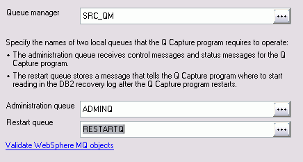 Schema van Q Replication.