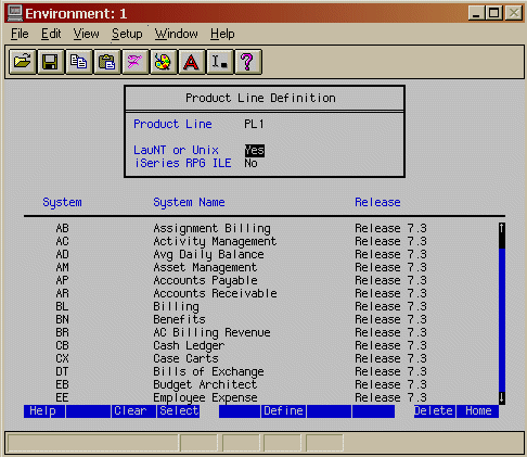 Screenshot van Infor Lawson Analytics software.