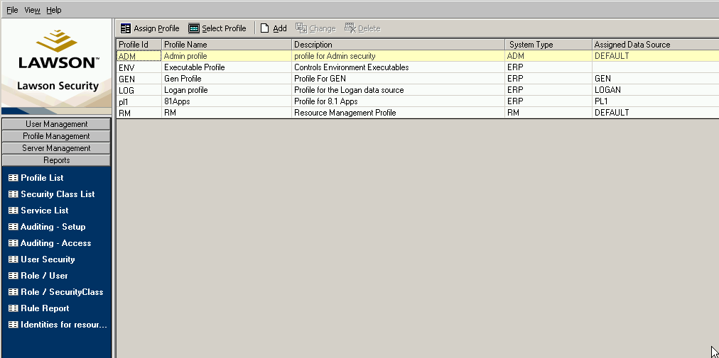 Schema van Infor Lawson Analytics.