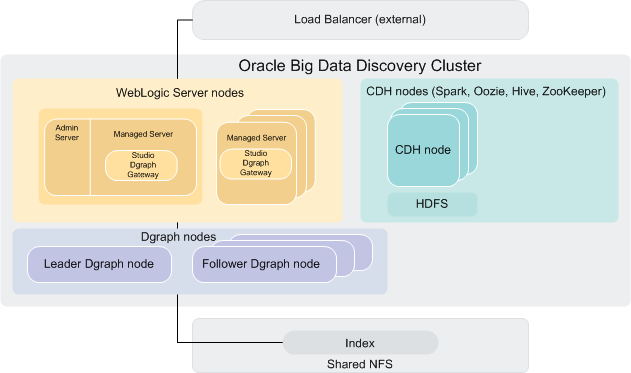 Screenshot van Oracle Big Data Discovery software.