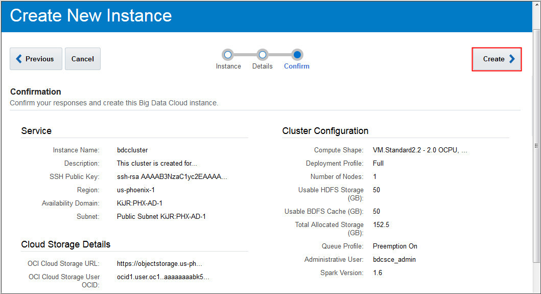 Screenshot van Oracle Big Data Lite software.