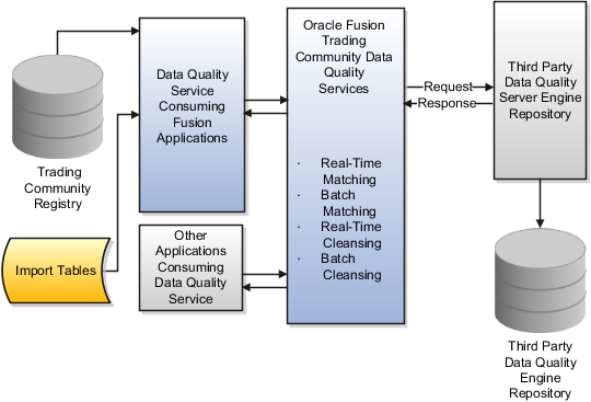 Afbeelding van Oracle Data Quality Management tools.
