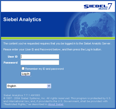 Afbeelding van Siebel Analytics tools.