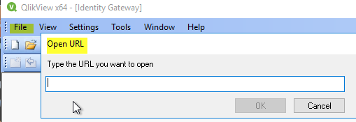 Schema van QlikView Desktop.