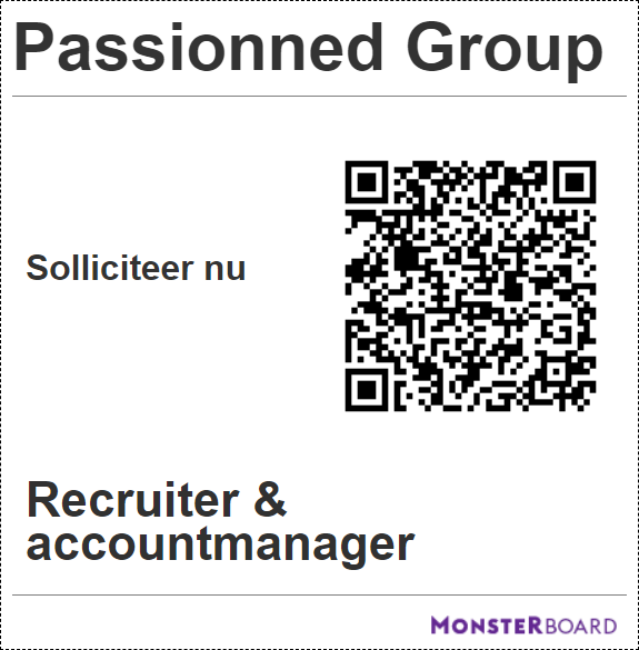QR code recruiter - accountmanager