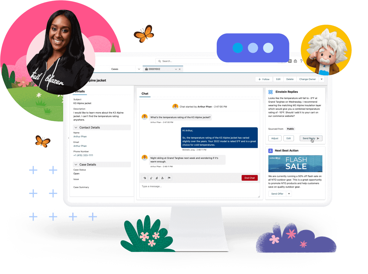 Afbeelding van Salesforce AI tools.