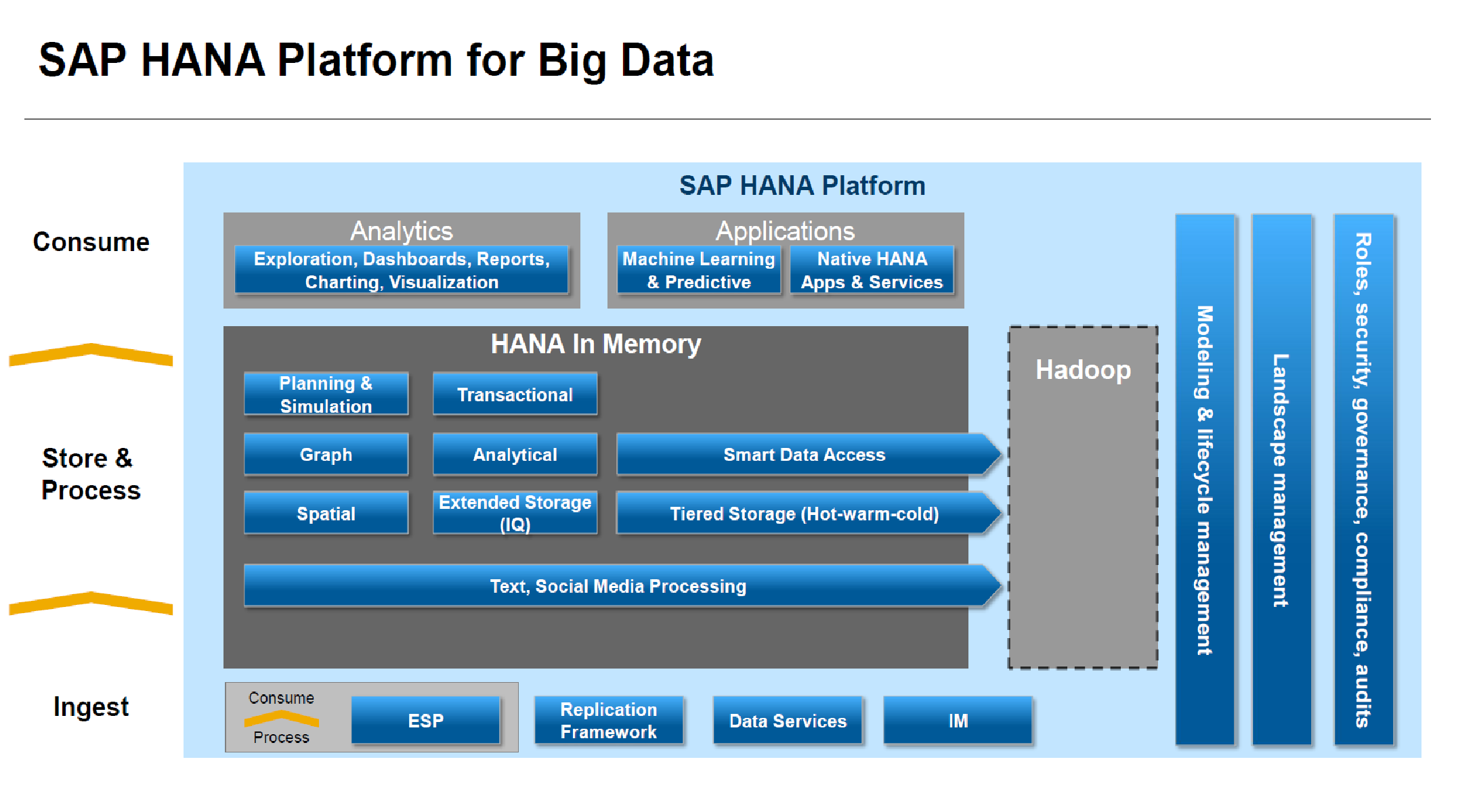 Afbeelding van SAP Big Data tools.