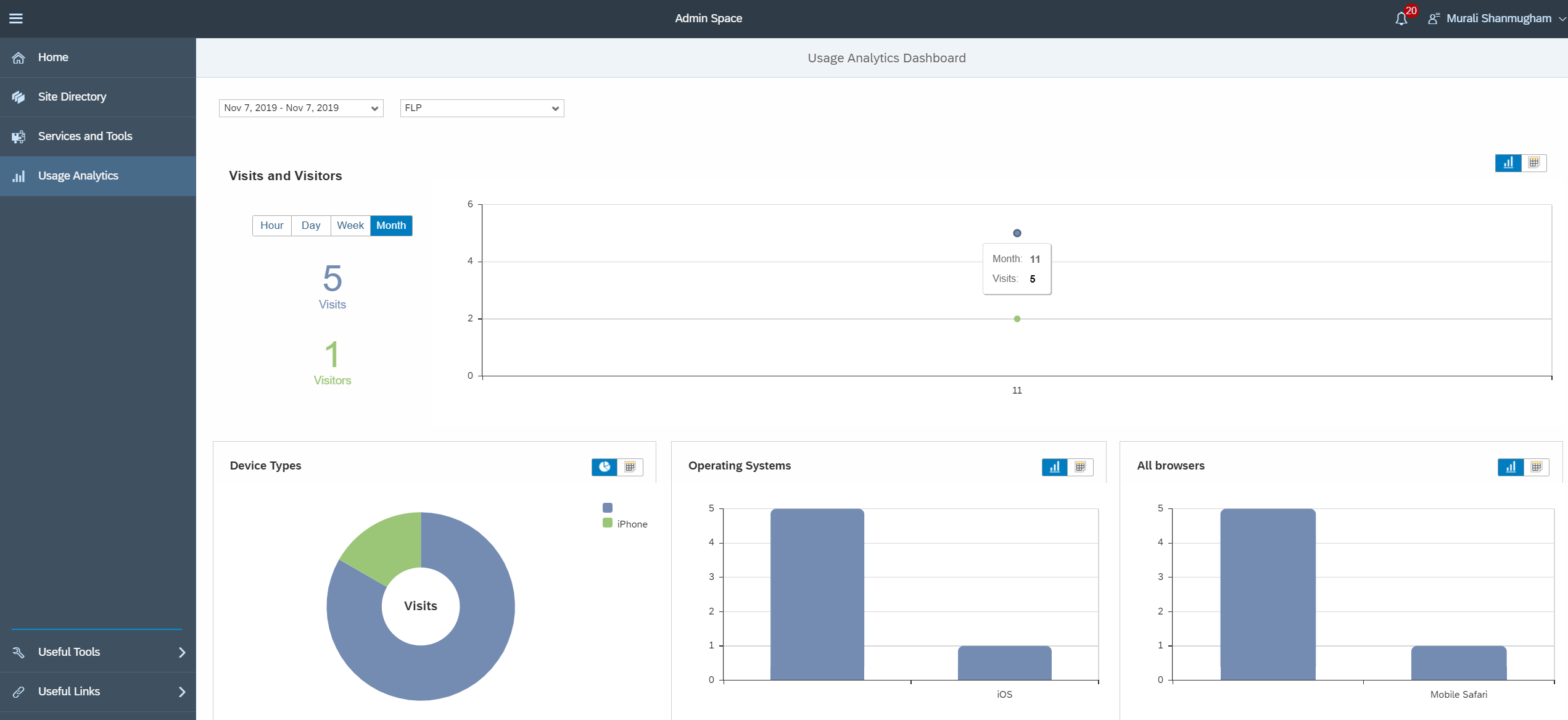 Afbeelding van SAP Web Analytics tools.