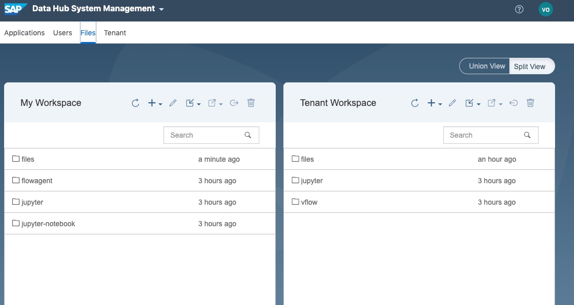 Screenshot van DQM Microservices software.