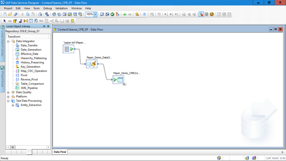 Afbeelding van SAP Data Integration tools.