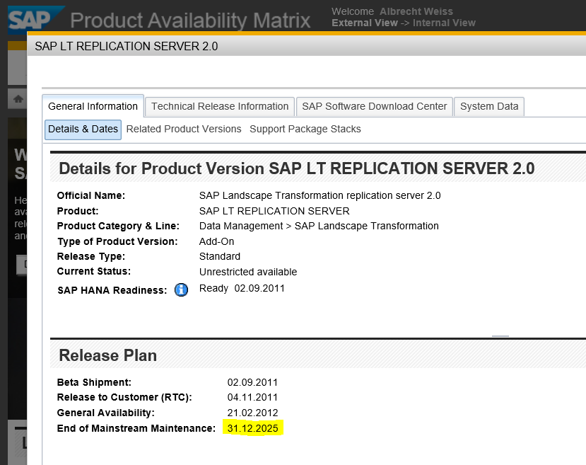Schema van SAP LT Replication Server.