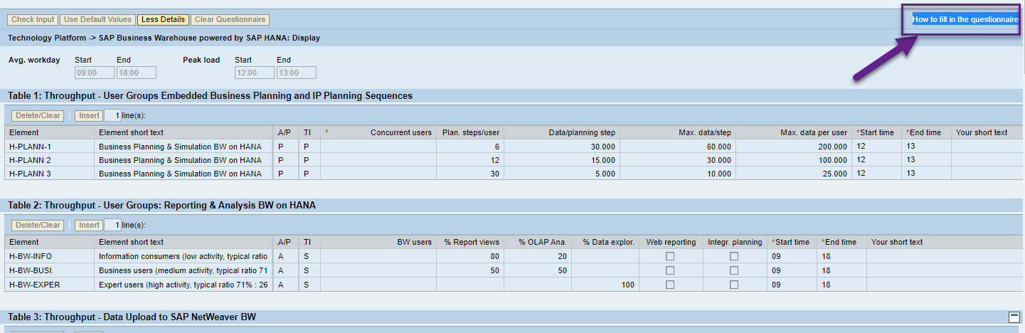 Screenshot van SAP Netweaver BW software.