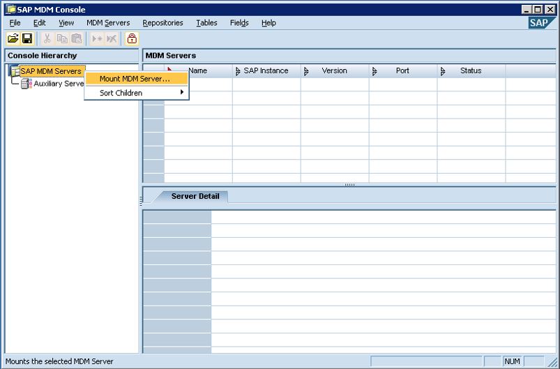 Afbeelding van SAP NetWeaver MDM tools.