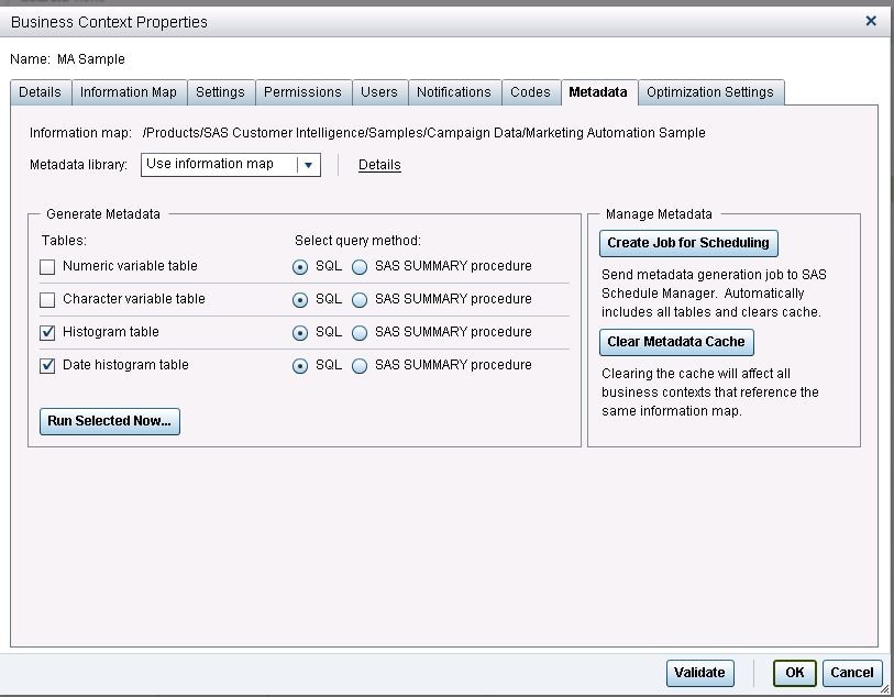 Afbeelding van SAS Marketing Automation tools.