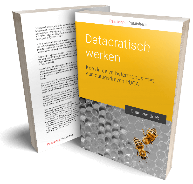 Cover boek 'Datacratische werken' - het PDCA boek