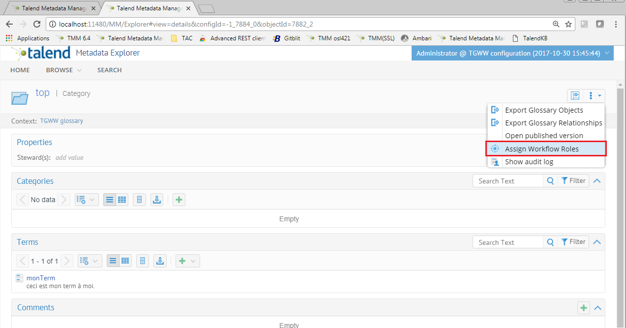 Afbeelding van Talend Data Catalog tools.