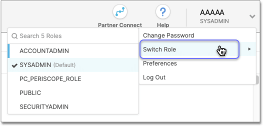 Schema van ThoughtSpot Embrace.