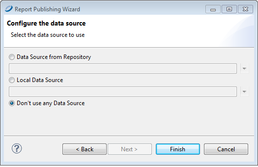 Screenshot van TIBCO JasperReports Server software.