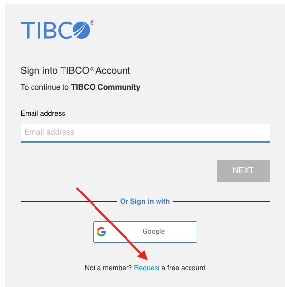 Afbeelding van Tibco Community Edition tools.